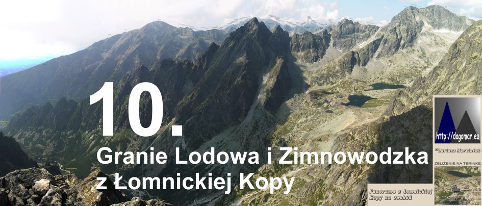 panorama z Łomnickiej Kopy